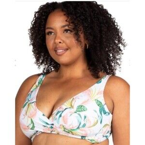 Artesands April Spritz Delacroix Bikini Top Wire-Free Multifit D-G Cup US 12 NEW